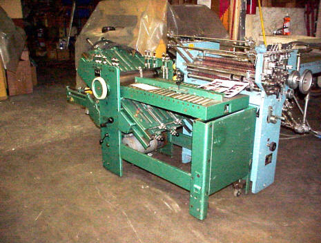 Used Right Angle Baum Paper Folder